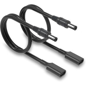 2Pack 5V USB C to DC 5.5mm x 2.1mm Power Cable, 3.28Ft USB C Female to Male Plug Supply Adapter Power Cable for Tablet PC, IP Camera, Bluetooth Speaker, Webcam Router