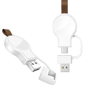 𝟐𝟎𝟐𝟒 𝐔𝐩𝐠𝐫𝐚𝐝𝐞𝐝 لشاحن Apple Watch Magnetic Fast Charging [المحمول] الشحن اللاسلكي المغناطيسي متوافق مع سلسلة IWatch Ultra/9/7/6/SE/SE2/5/4/3/2