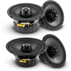 BLACK DIAMOND 2-Way Speaker Bundle: 2xDIA-XT6 + 2xDIA-XT8 - 6.5" & 8" Midrange Speakers (4 Total)