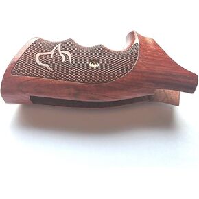 BMPL Hardwood Open Back Luxury Laser Grips Compatible with Taurus Medium/Large Frame.357 M44, 65, 66, 80, 82, 83, 96, 431, 441, 607, 608, 669 Revolver Handmade Handcraft