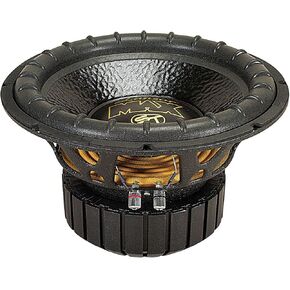 Lanzar 12in Car Subwoofer Speaker - Black Non-Pressed Paper Cone, Stamped Steel Basket, 4 Ohm Impedance, 1000 Watt Power and Rubber Suspension for Vehicle Audio Stereo Sound System - MAX12