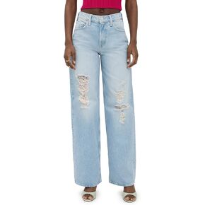 MOTHER Women's The Spinner Zip Sneak Jeans