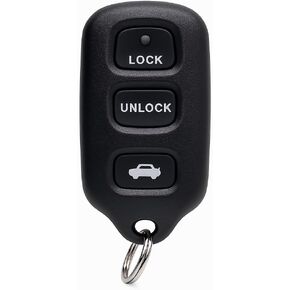 Keyless Entry Key Fob Replacement Fits for 2002-2006 Toyota Camry/ 03-08 Matrix/ 99-03 Sienna/ 02-03 Solara/ 03-08 Pontiac Vibe Car Keyless Entry Remote Control,GQ43VT14T 89742-AA030, 4 Buttons
