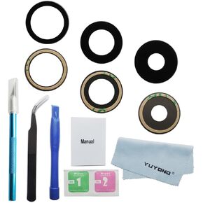 YUYOND 3pcs OEM Original Rear Back Camera Glass Lens Replacement for iPhone 12 Pro with Adhesive Preinstalled with Repair Tools Kit (for 12 pro) in Kuwait