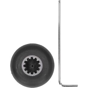 Blender Drive Socket Kit, Plastic Blender Drive Socket with Stainless Steel Right Angle Wrench Blender Replacement Part