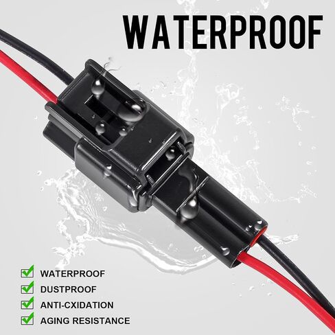4 Sets 9 Pin Waterproof Connector,9 Way Electrical Car Auto Wire Connector,16AWG Male Female Quick Disconnect Wire Connectors for Car Truck Motorcycle Marine Boat in Kuwait