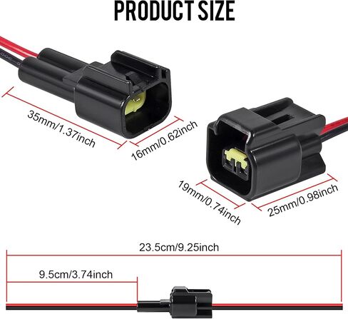 4 Sets 9 Pin Waterproof Connector,9 Way Electrical Car Auto Wire Connector,16AWG Male Female Quick Disconnect Wire Connectors for Car Truck Motorcycle Marine Boat in Kuwait