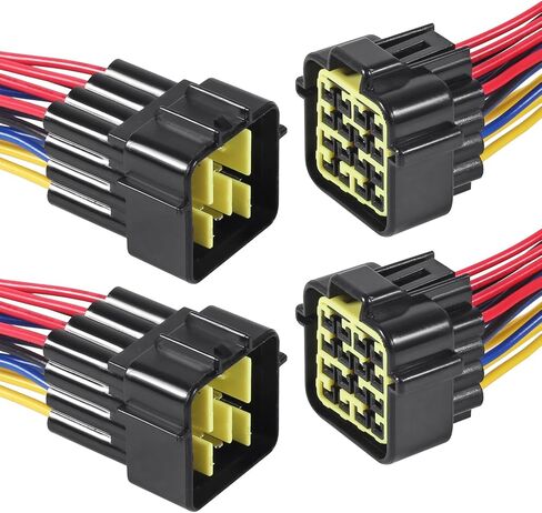 4 Sets 9 Pin Waterproof Connector,9 Way Electrical Car Auto Wire Connector,16AWG Male Female Quick Disconnect Wire Connectors for Car Truck Motorcycle Marine Boat in Kuwait