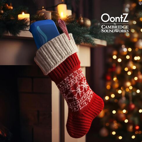 OontZ Cylinder Portable Bluetooth Speaker 5.0 - IPX7 Waterproof, 14W Enhanced Sound, 20-Hr Battery, 100ft Wireless Range, Deep Bass and Clear Audio, Durable Shower Speaker for Pool or Beach (Black) in Kuwait