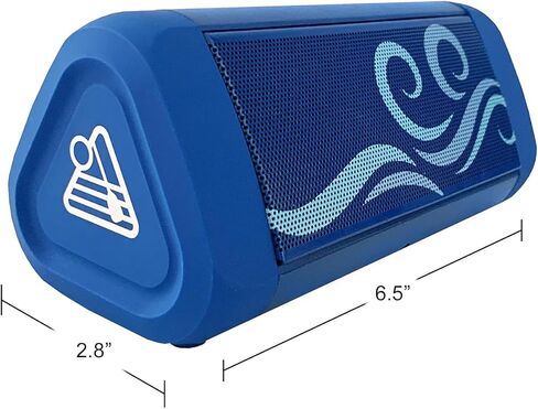 OontZ Cylinder Portable Bluetooth Speaker 5.0 - IPX7 Waterproof, 14W Enhanced Sound, 20-Hr Battery, 100ft Wireless Range, Deep Bass and Clear Audio, Durable Shower Speaker for Pool or Beach (Black) in Kuwait