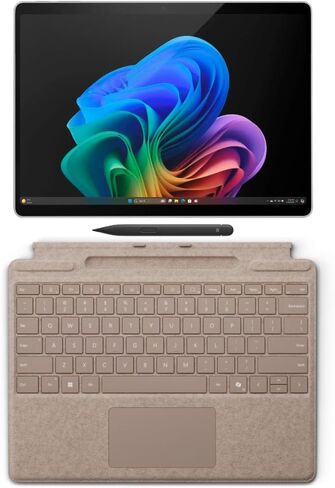 Microsoft Surface Pro 11 Bundle, 2-in-1 Tablet with Pro Keyboard and Slim Pen, Copilot+ PC, 13" Touchscreen OLED Display, Snapdragon X Elite (12 Core), 16GB RAM, 1TB SSD, Windows 11 Pro, Black in Saudi Arabia