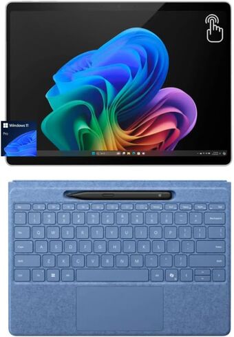 Microsoft Surface Pro 11 Bundle, 2-in-1 Tablet with Pro Keyboard and Surface Pen, Copilot+ PC, 13" Touchscreen OLED, Snapdragon X Elite, 16GB RAM, 2TB SSD, Windows 11 Pro, Black in Saudi Arabia