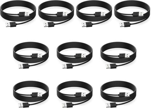 Smays 5 عبوات USB A إلى USB كابل ، مزدوج الذكور إلى سلك نقل البيانات 3 أقدام in Kuwait