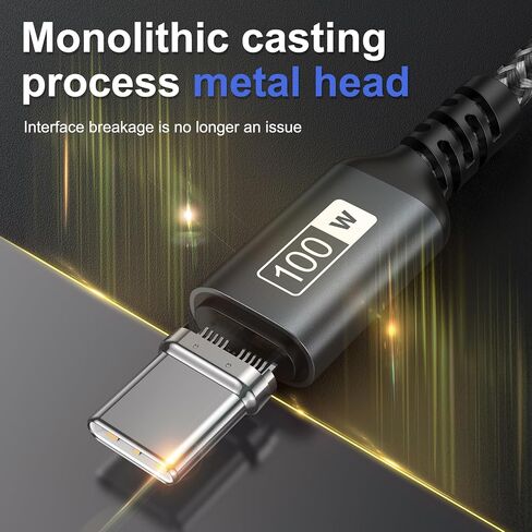 100W USB C Multi Charging Cable with LED Display [2M] 3 in 1 Charging Cable with E-Mark Chip, USB C [100W]+Lightning[27W]+Micro[10W] for iPad Pro, iPad Mini, MacBook Pro/Air/iPhone14 13 12 11 in Saudi Arabia