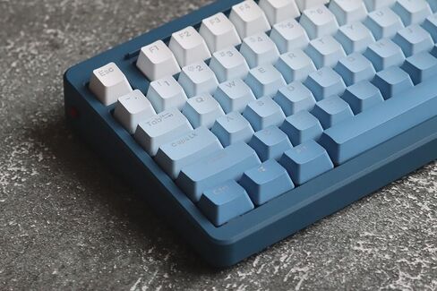 134 Keys PBT Shine Through Keycaps, Gradient Pink Keycaps Set, Double Shot OEM Profile Keycaps Backlit Cute Custom Keycaps for Cherry Gateron Mx Switches ANSI/ISO Mechanical Keyboard in Saudi Arabia