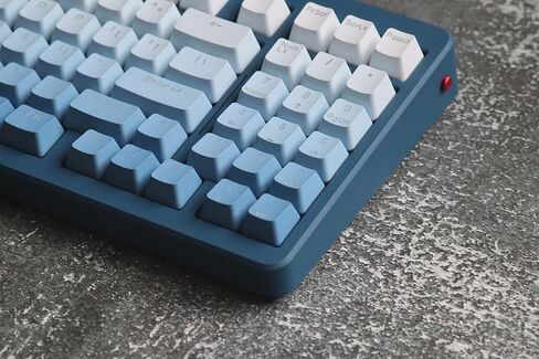 134 Keys PBT Shine Through Keycaps, Gradient Pink Keycaps Set, Double Shot OEM Profile Keycaps Backlit Cute Custom Keycaps for Cherry Gateron Mx Switches ANSI/ISO Mechanical Keyboard in Saudi Arabia