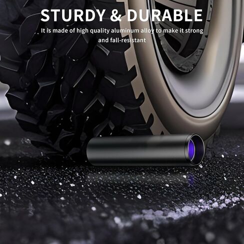 Black Light UV Light, 395nm Mini Powerful Rechargeable UV Flashlight, USB-C Ultraviolet Blacklight Flashlight, Portable Pet Urine Detector for Resin Curing, Uranium Glass, Rocks, Scorpion in Saudi Arabia