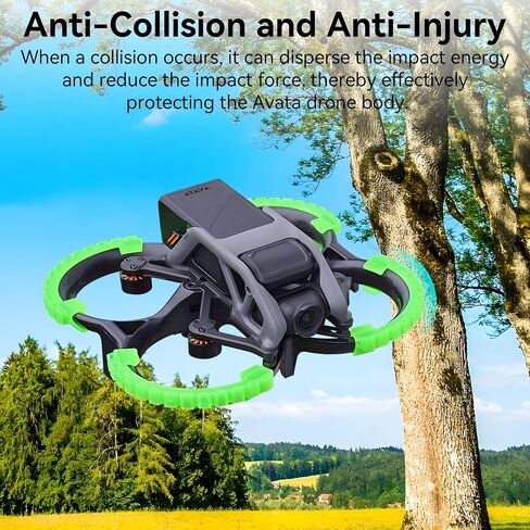 مصد حماية المروحة DJI Avata: حلقة ممتصة للصدمات واقية من الصدمات ضد التصادم لملحقات DJI Avata باللون البرتقالي in Kuwait