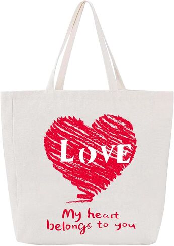 حقيبة حمل الكتب القماشية للنساء، هدايا لمحبي الكتب، هدايا قراءة جمالية لطيفة لدودة الكتب المكتبية in Kuwait