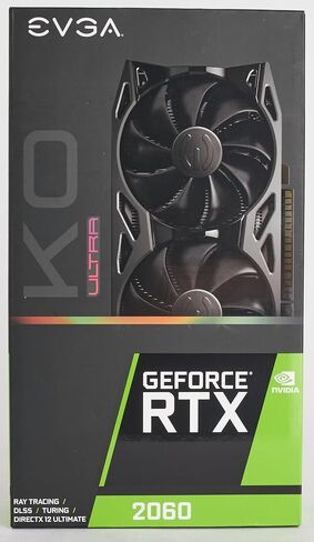 EVGA GeForce RTX 2060 KO Ultra Gaming, 06G-P4-2068-KR, 6GB GDDR6, Dual Fan, Metal Backplate in Kuwait