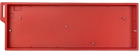 H60 Aluminum Keyboard Case 60% Red Customize Keyboard Housing Compatible with wooting Keyboards Rakka 61/64 Mechanical Keyboard in Saudi Arabia