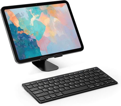 OMOTON Bluetooth Keyboard for iPad 10th Generation, iPad 10.2 (9th/8th/7th), iPad Pro 13/12.9/11 inch, iPad Air 13/11 inch, iPad Air 5th/4th Gen, iPad Mini and More Bluetooth Enabled Devices, Black in Kuwait