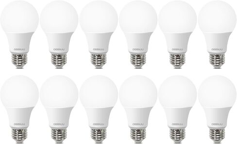 LED Light Bulbs, 100 Watt Equivalent LED Bulbs A19, 5000K Daylight, E26 Standard Base, 1500 Lumens, Non-Dimmable, 13W Bright White E26 Bulbs for Bedroom Home Office, 24 Pack in Saudi Arabia