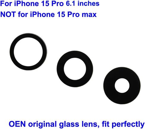 YUYOND 3pcs OEM Original Rear Back Camera Glass Lens Replacement for iPhone 12 Pro with Adhesive Preinstalled with Repair Tools Kit (for 12 pro) in Kuwait