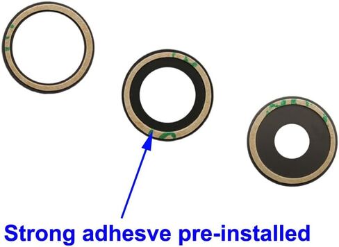 YUYOND 3pcs OEM Original Rear Back Camera Glass Lens Replacement for iPhone 12 Pro with Adhesive Preinstalled with Repair Tools Kit (for 12 pro) in Kuwait