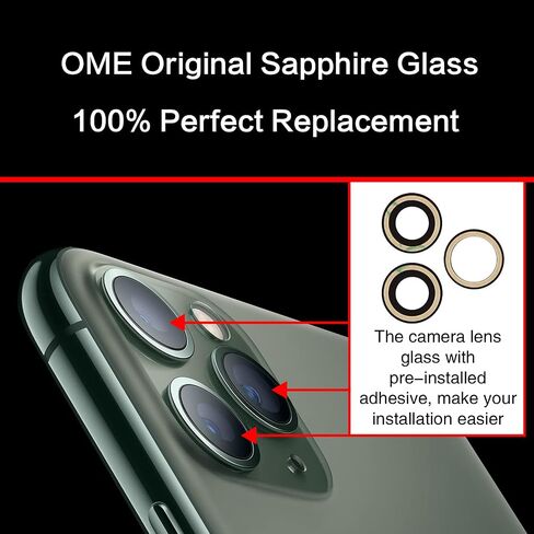 2PCS ASDAWN Back Camera Lens Glass Replacement for iPhone 12 and 12 Mini All Carriers,Rear Camera Lens Glass Replacement with Free Lens Film + Installation Manual + Repair Tool Set in Kuwait