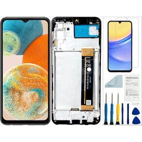 for Samsung Galaxy A23 5G Screen Replacement for Samsung A236 5G LCD Screen Replacement Black with Frame for Samsung Galaxy A23 SM-A236 Display Touch Screen Assembly Repair Parts