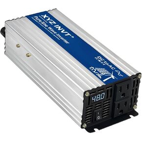 800W النقي العاكس موجة العاكس DC 48V إلى AC 110V 120V محول الطاقة 1600W مع عرض LED لمعظم أجهزة الطاقة الصغيرة