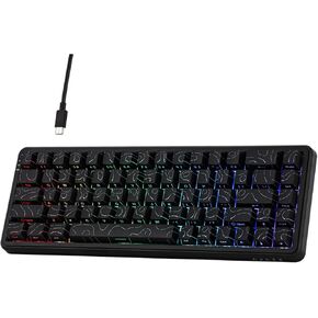 AK680 MAX Wired Gaming Keyboard with Hall Effect Switch, Rapid Trigger Magnetic Keyboard with 8K Polling Rate, Top Structure, RGB Backlight (White)