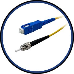 Fiber Optic Patch Cable - Single Mode - SIMPLEX - OS1-9/125um (1M, FC to LC)