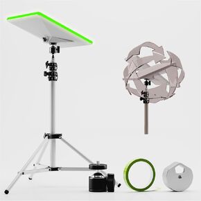 Starlink Mini Tripod with Aluminum Adapter - Telescopic Stand with 360° Rotation Signal Mounting Kit for Starlink Mini - Portable Accessories and Fluorescent Tape Included