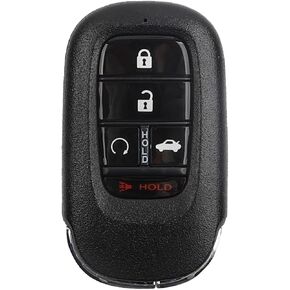 Dasbecan Smart Key Fob Replacement Compatible with 2023 2024 Honda Accord 2022-2024 Civic Car Remote Control Keyless Entry FCC ID#KR5TP-4 Replace#72147-T20-A11 5 Buttons with Coin Battery