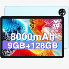 DOOGEE T10W Android Tablet with Keyboard,4G LTE Tablets,Octa-Core,10 InchAndroid 14 Tablet,8000mAh Battery,128GB/1TB TF, Dual Camera,Face Unlock/OTG/GPS