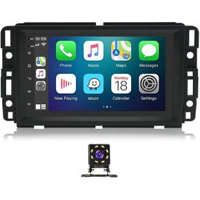 7 Inches IPS Car Stereo Radio for Buick Enclave 2008-2012,for GMC Savana 2008-2013,Built-in CarPlay &Android Auto Android 13 Stereo,Support WiFi GPS Bluetooth Backup Camera