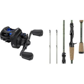 KastKing Centron Lite Baitcasting Fishing Reel Left Handed, KastKing Spartacus II Fishing Rods - IM6 Graphite Blanks Casting Rods