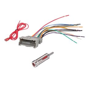 Auto Aftermarket Stereo Wiring Harness Kit Stereo Wire with Antenna Adapter Fit for Some Chevy GMC Buick Pontiac etc. Vehicles