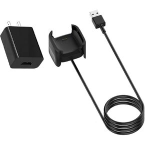 Versa 2 Charger USB Wall Plug Charging Cable Compatible with Fitbit Versa 2 Smart Watch Charger Cord Dock