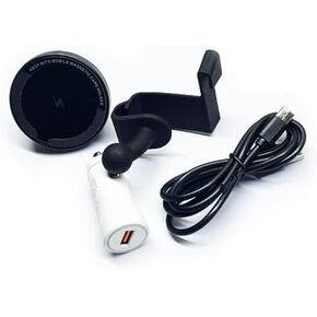 Glove Box Phone Mount Charger for Porsche 997 911 LHD, Black, VTO-14844