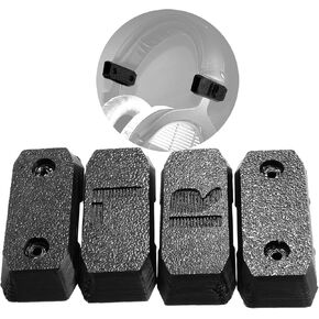 SplashNColor Slider Cover Replacement for Beyerdynamic DT 770 / DT 880 / DT 990 Pro & HS 400 Headphones - Durable Black Slider Covers to Restore Look & Function for Long-Lasting Use - ABS - Black