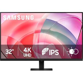 SAMSUNG 32" ViewFinity S7 (S70D) 4K UHD IPS HDR10 High Resolution Monitor, HDMI & DP Port, TUV-Certified, 2025, LS32D700EBNXGO