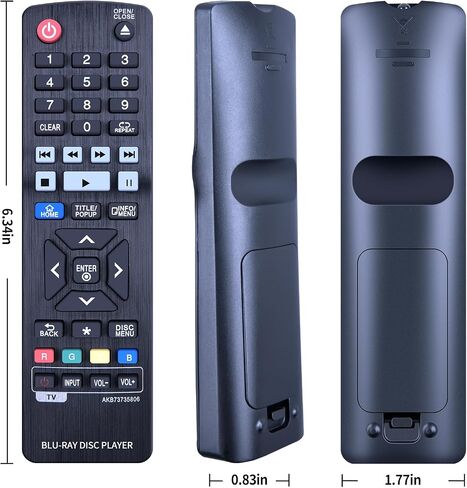 AKB75135401 Replacement Remote Control Applicable for LG Blu-ray Disc Player UBK80 UP870 UP875 BPM35 BP175 Ultra HD Blu-ray Disc Player in Saudi Arabia