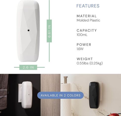 The Diamond Smart Scent Air Machine - Sleek & Efficient Essential Oil Diffuser | Bluetooth App Control | Covers Over 500 sq. ft. | Cold Air Waterless Aromatherapy | Easy On/Off Button in Saudi Arabia