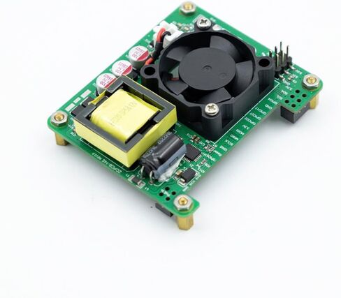 PoE Texas Raspberry Pi PoE+ Hat for Pi 4 and 5 - Slim Low Profile Power Over Ethernet HAT with Cooling Fan and Opto-Isolation in Saudi Arabia