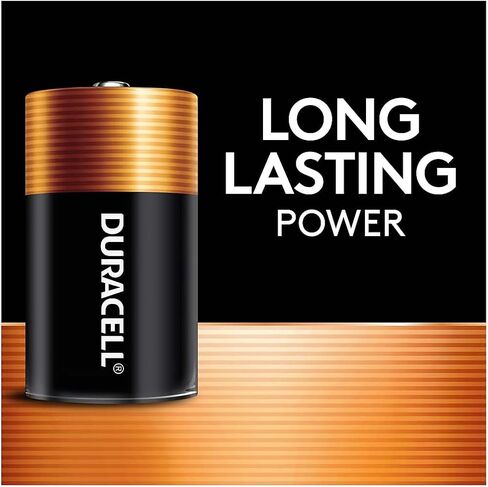 DURACELL Coppertop D Alkaline Batteries, 12/Pack (MN1300) in Kuwait