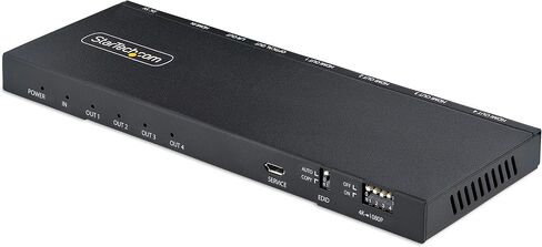 StarTech.com 2-Port HDMI Splitter (1x2) - 4K 60Hz UHD HDMI 2.0 Audio Video Splitter w/Scaler & Audio Extractor (3.5mm/SPDIF) - Dual HDMI Splitter (1-in 2-Out) - EDID Copy - TV/Projector (ST122HD20S) in Kuwait