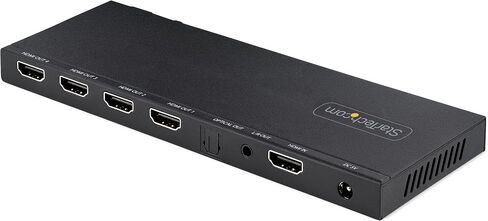 StarTech.com 2-Port HDMI Splitter (1x2) - 4K 60Hz UHD HDMI 2.0 Audio Video Splitter w/Scaler & Audio Extractor (3.5mm/SPDIF) - Dual HDMI Splitter (1-in 2-Out) - EDID Copy - TV/Projector (ST122HD20S) in Kuwait